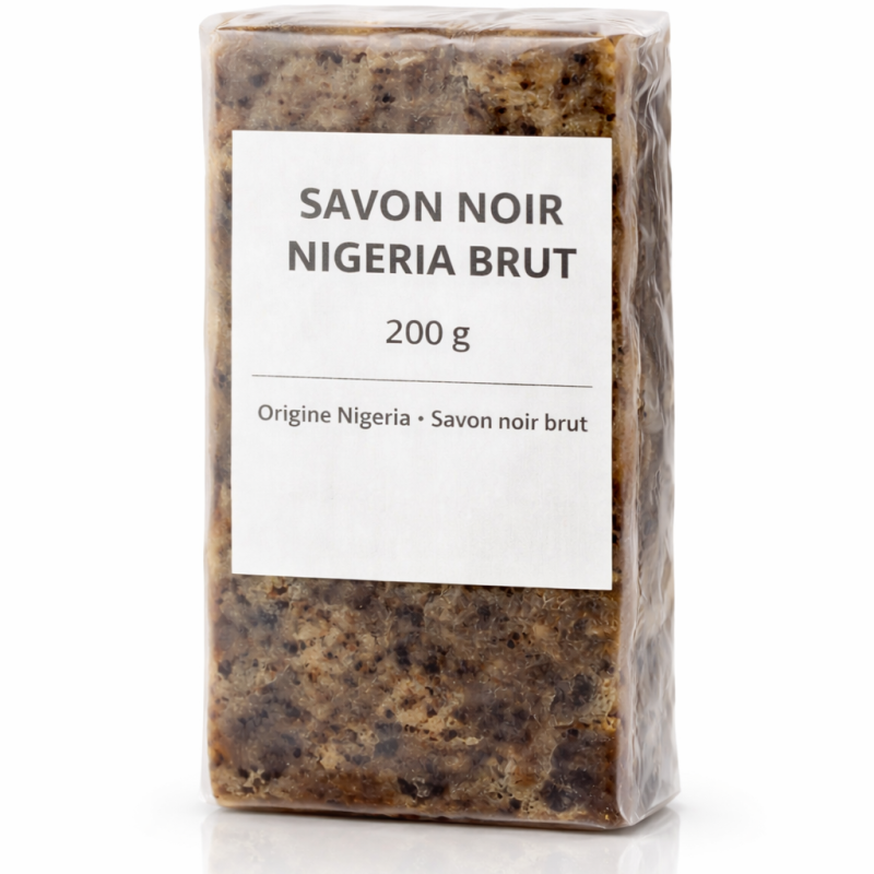 Savon Noir du Nigeria – Brut & Authentique 200g