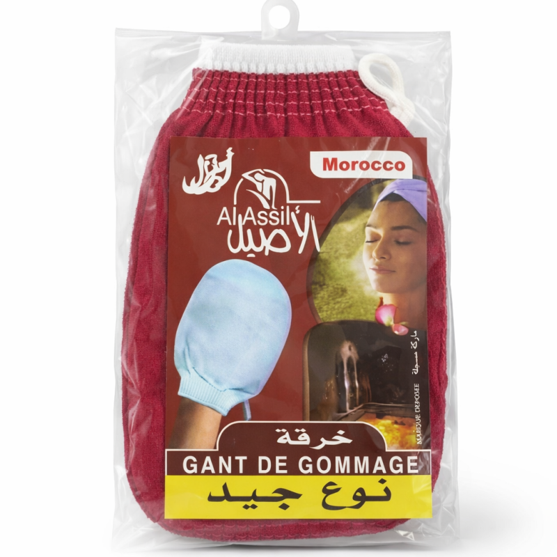 Gant de gommage marocain