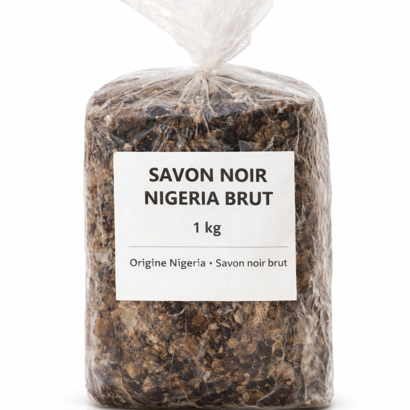Savon Noir du Nigeria – Brut & Authentique  1kilo