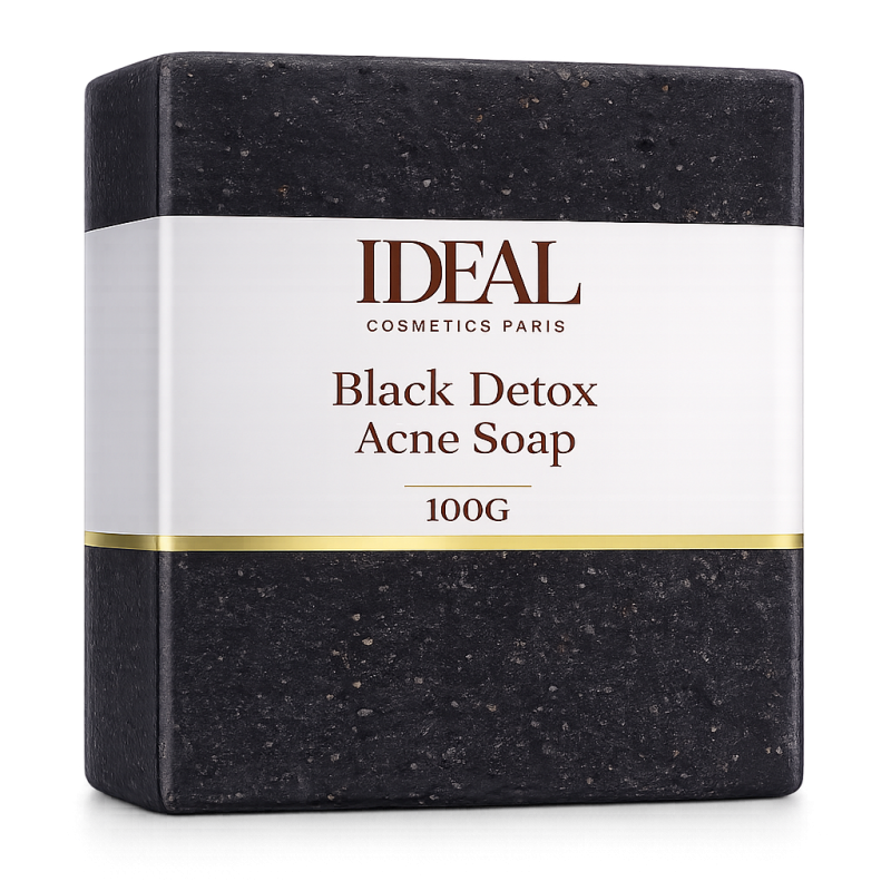 Black Detox Acne Soap 
     By Idéal